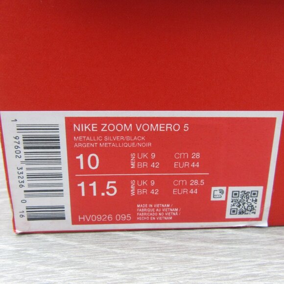 Nike Zoom Vomero 5 Athletic Shoes Mens Size 10 Red Black NEW - Picture 14 of 16